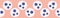 Cute blueberries polka dot vector illustration. Seamless repeating border.