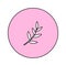 Cute branch icon