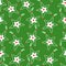 Cute, bright and colorful hand drawn Christmas hearts seamless pattern vector