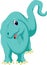 Cute brontosaurus cartoon