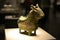 A cute bronze sculpture, crafts, deer or similar creature in Beijing museum CHINA