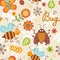 Cute bugs pattern