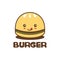 Cute burger characters