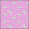 Cute Butterfly Pattern (Delias eucharis) with bright background