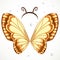 Cute Butterfly wings and hoop with antennae