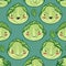 cute cabbage background Head of green cabbage