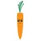 Cute carrot cartoon