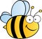 Cute cartoon bee