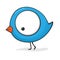 Cute cartoon bird