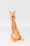 Cute cartoon character Kangaroo made from icing