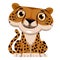 Cute cartoon Cheetah