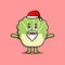 Cute Cartoon Chinese cabbage santa claus christmas