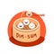 Cute cartoon Dim sum with smiling faces