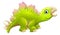 Cute Cartoon Dinosaur Stegosaurus