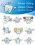 Cute cartoon illustration of tooth fairy avatar icon set