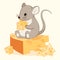 Cute Cartoon Mouse