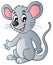 Cute cartoon mouse