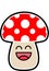 Cute cartoon mushroom