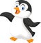 Cute cartoon penguin