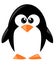 Cute cartoon penguine