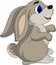 Cute cartoon rabbit