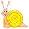 Cute cartoon snail