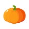 Cute cartoon style pumpkin, Halloween, thanksgiving symbol, decoration element