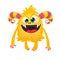 Cute cartoon tiny monster.