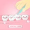 Cute cartoon tooth