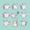 Cute cartoon tooth brush concept