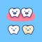 Cute Cartoon Tooth Characters