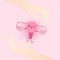 Cute cartoon uterus