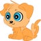 Cute Cartoon Vector Puppy