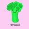 cute cartoon vegetables with smiles on faces and emotions. CARDS FOR CHILDREN'S EDUCATION.Cute vegetable character