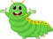 Cute caterpillar cartoon