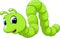 Cute caterpillar cartoon