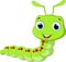 Cute caterpillar cartoon