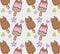 Cute cats background