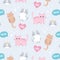 Cute cats meow love pets cartoon animal funny character background