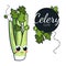 Cute celery character