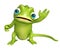 Cute Chameleon funny cartoon character