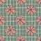 Cute chamomiles flowers seamless pattern on vintage background. Abstract daisies floral endless wallpaper