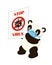 Cute Character Cartoon Panda wearing a mask for protection from Coronavirus