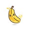 Cute Character Design Banana face