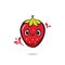 Cute Character Design Strawberry face