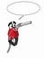 Cute characters and speech bubble gas pump fuel pump cartoon illustration drawing and dripping oil and turkish liras money symbol