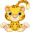 Cute cheetah cartoon