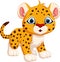 Cute cheetah cartoon