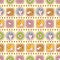 Cute childish seamless pattern