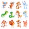 Cute chinese horoscope. Symbol of the Chinese New Year